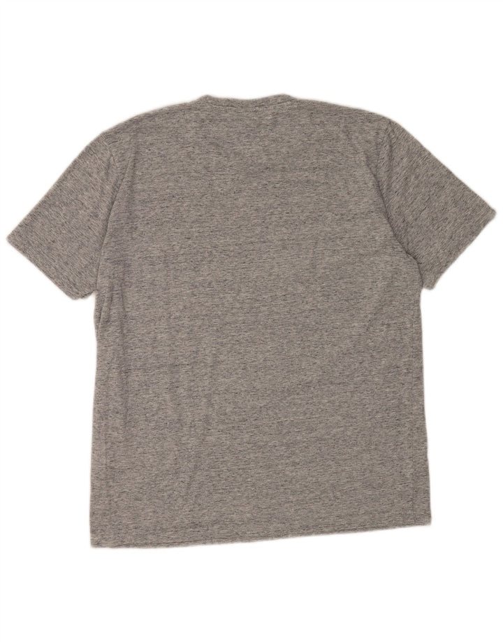 T-shirt grafica da uomo CHAMPION Top in cotone mélange grigio medio