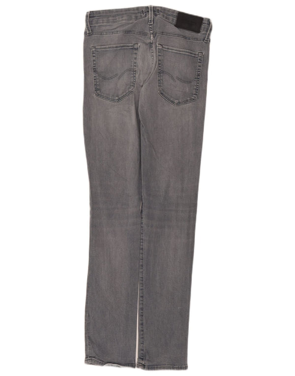 Jeans skinny da uomo Jack & Jones W30 L32 cotone grigio