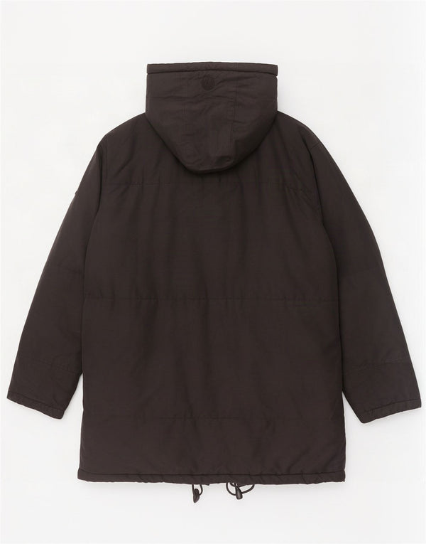 Giacca Parka con cappuccio da uomo Asics UK 40 grande nera