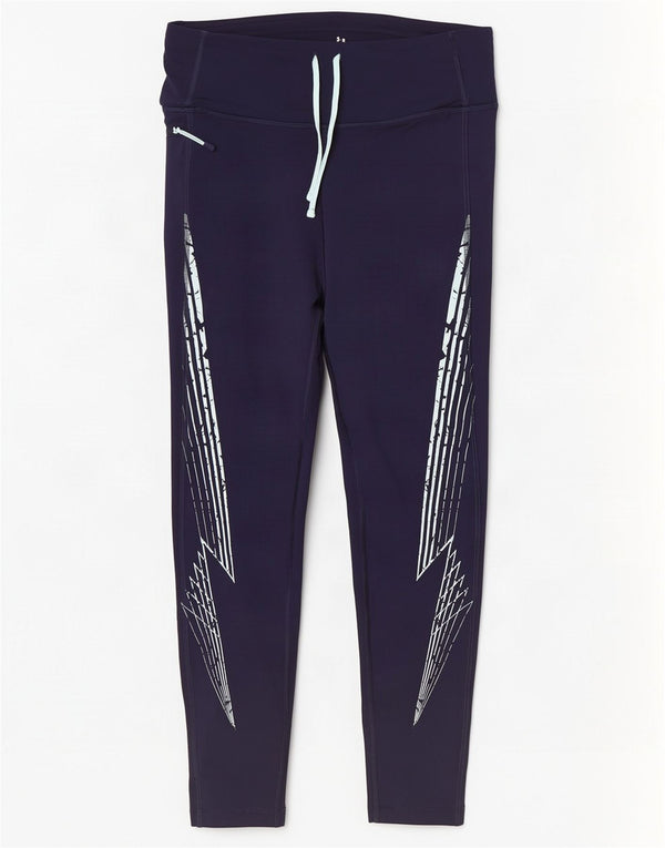 Leggings grafici da donna Under Armour UK 12 medio poliestere blu navy