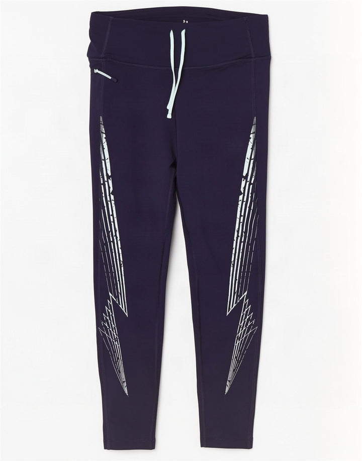 Leggings grafici da donna Under Armour UK 12 medio poliestere blu navy