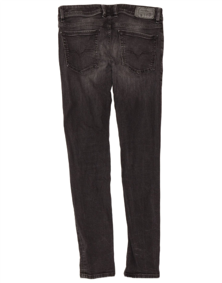Jeans skinny da uomo DIESEL W30 L32 cotone nero