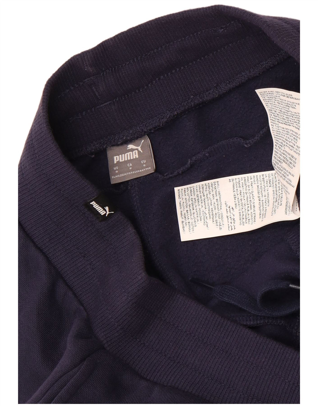 Pantaloni da tuta da uomo Puma Joggers Small Blu Navy Cotone