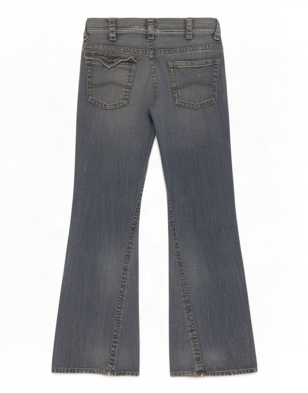 Jeans svasati da donna Armani W30 L33 cotone blu