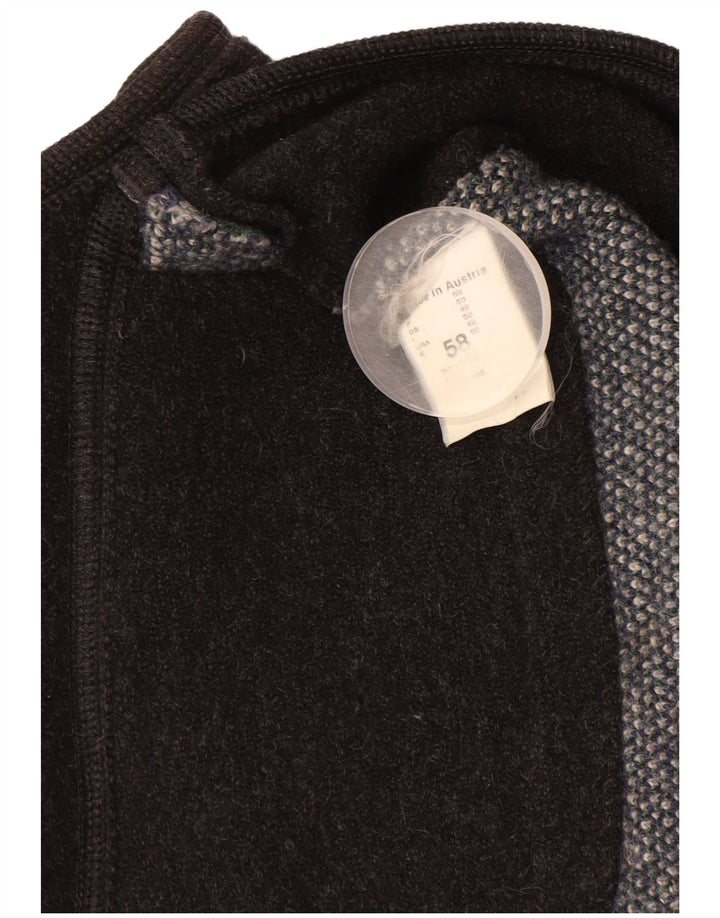 GIESSWEIN Gilet da uomo UK 48 Lana geometrica multicolore media