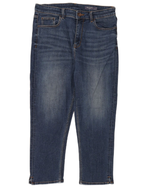 Marks & Spencer Donna The Carrie Capri Jeans UK 14 Large W32 L22 Blu