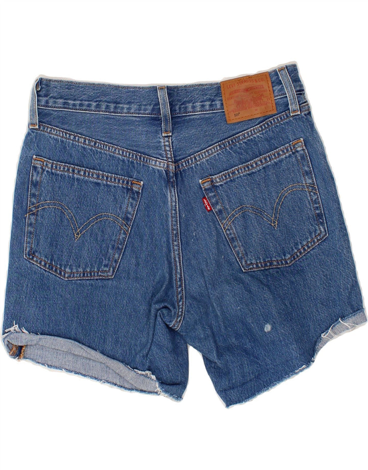 LEVI'S Womens 501 Denim Shorts W28 Medium Blue Vintage Levi's and Second-Hand Levi's from Messina Hembry 