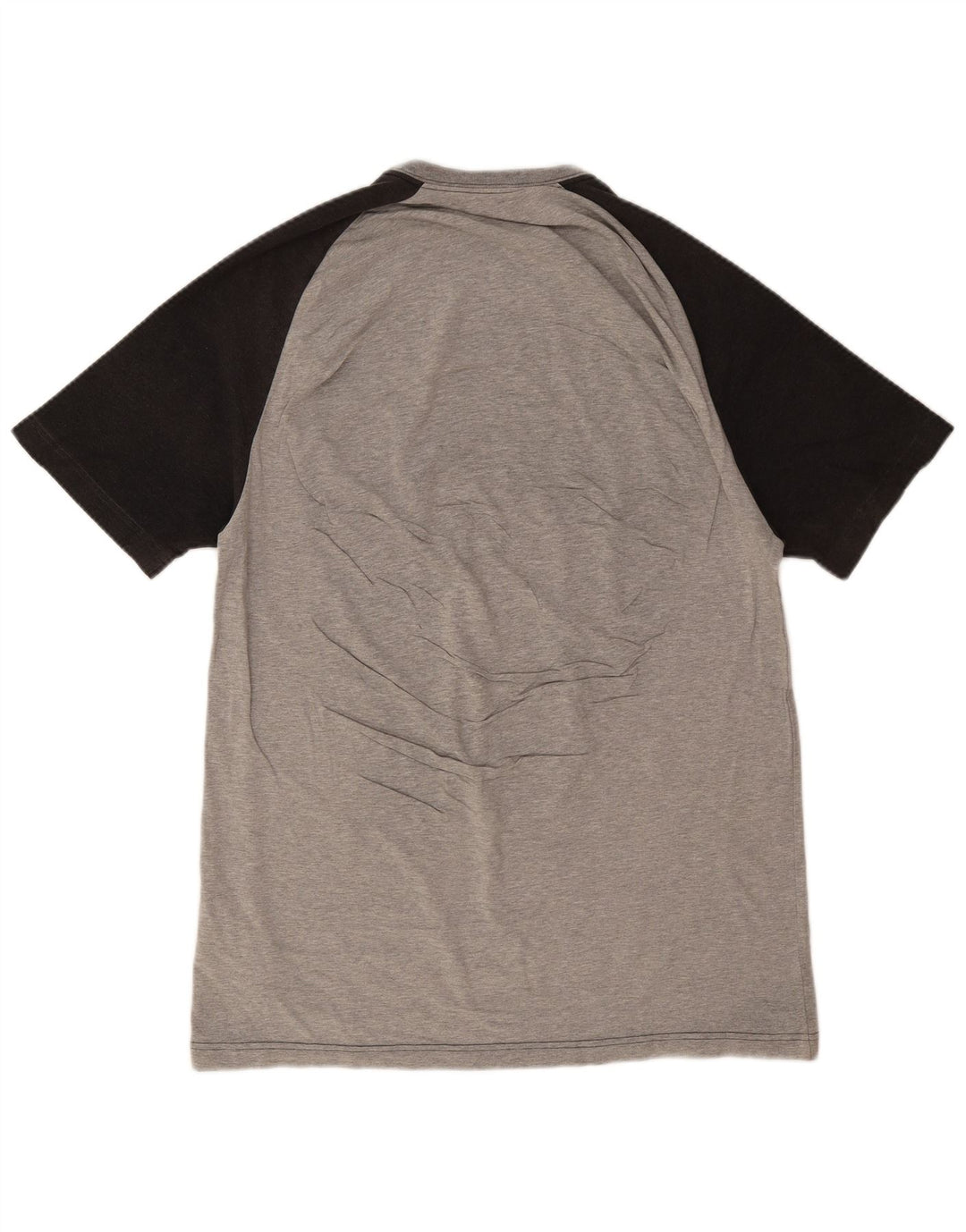 T-shirt grafica da uomo Nike Top Large in cotone color block grigio