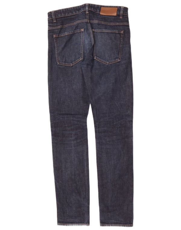Jeans slim elasticizzati da uomo Hugo Boss W30 L32 cotone blu
