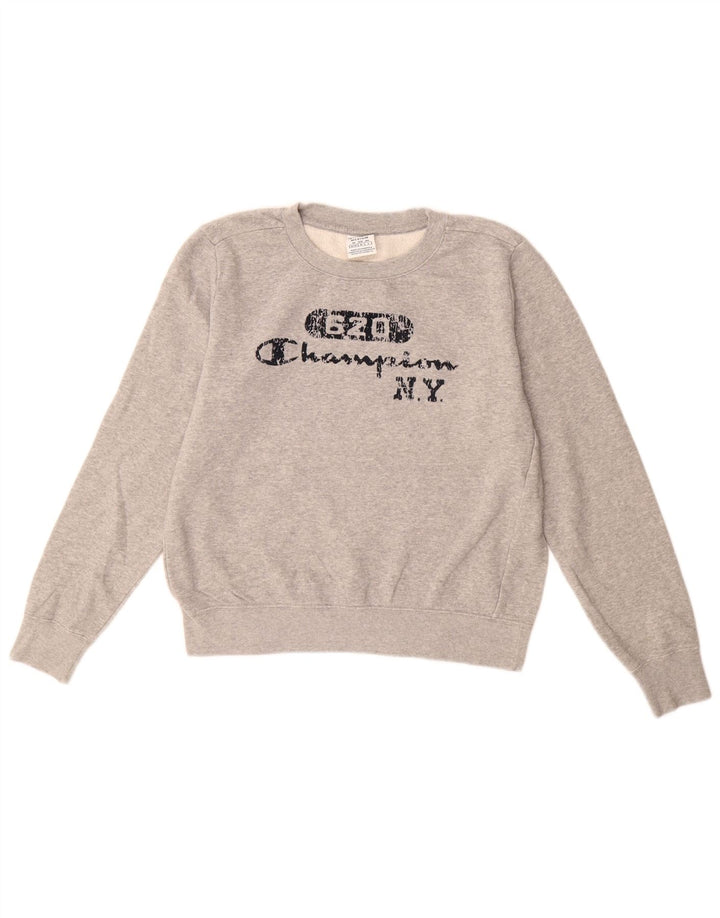 Felpa grafica da donna Champion Felpa UK 14 Grigio medio chiazzato
