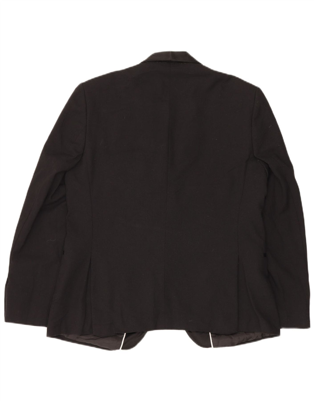 Giacca blazer a 1 bottone da uomo Marks & Spencer UK 42 grande poliestere nero