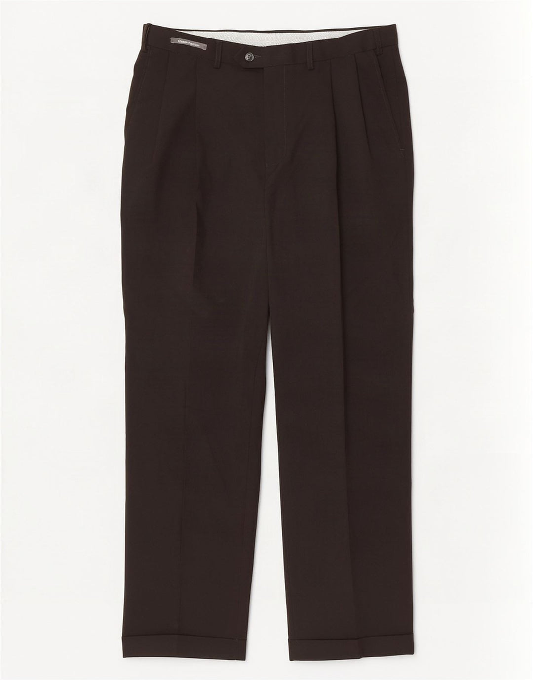 Pantaloni da abito con pegging da uomo Marks & Spencer W34 L31 poliestere nero