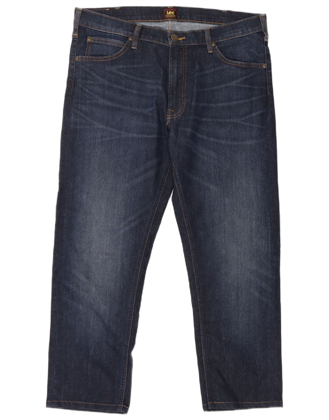 Jeans corti da uomo Lee Daren Zip Fly W36 L25 cotone blu