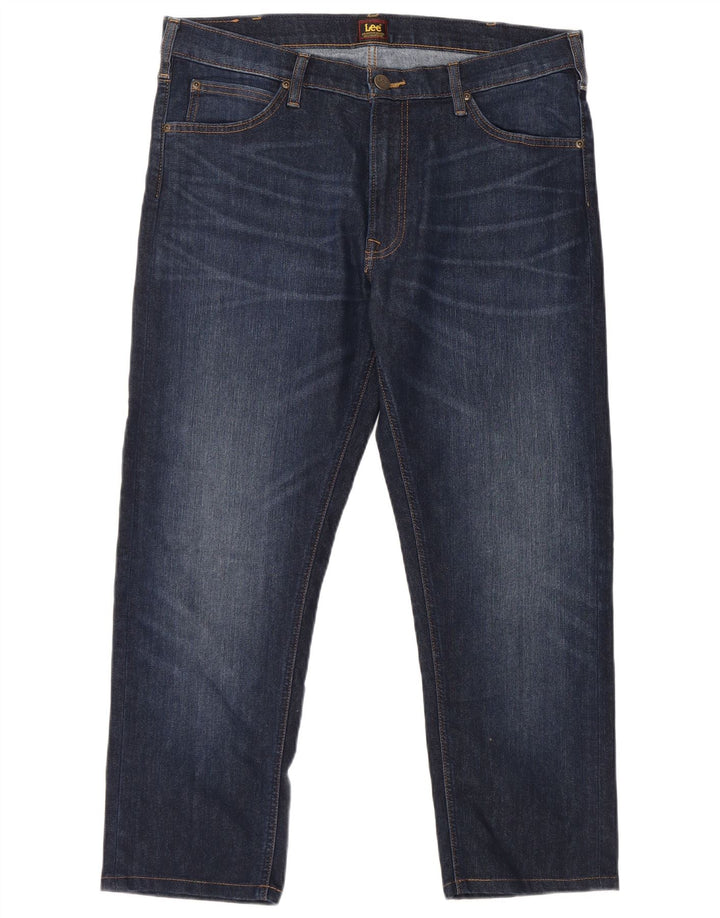 Jeans corti da uomo Lee Daren Zip Fly W36 L25 cotone blu