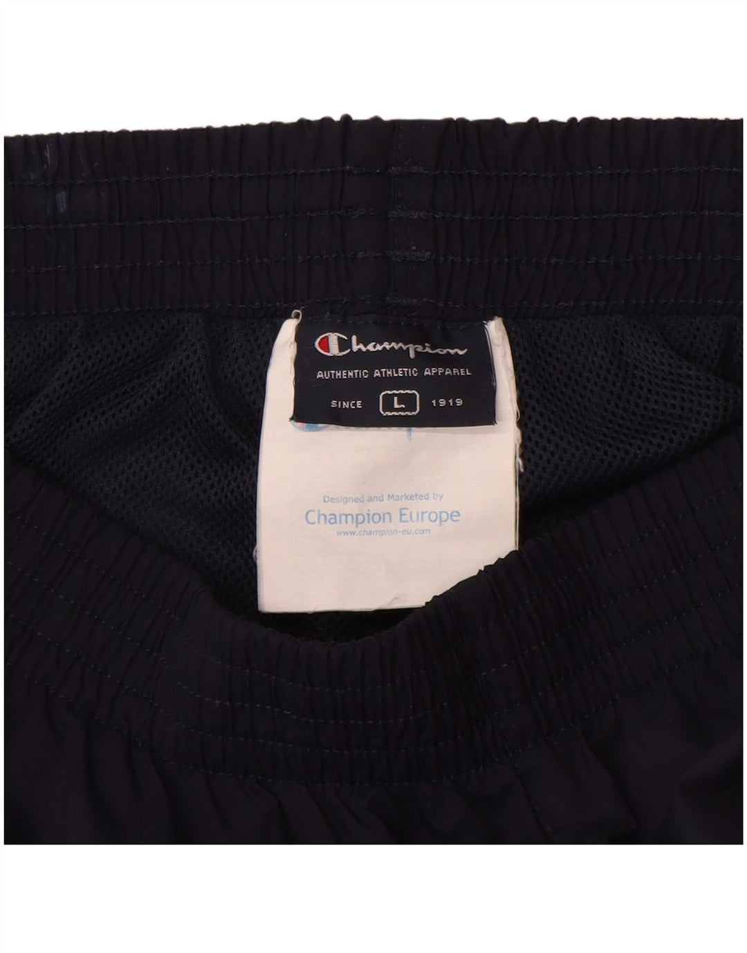 Pantaloni da tuta da uomo Champion Large in poliestere blu navy