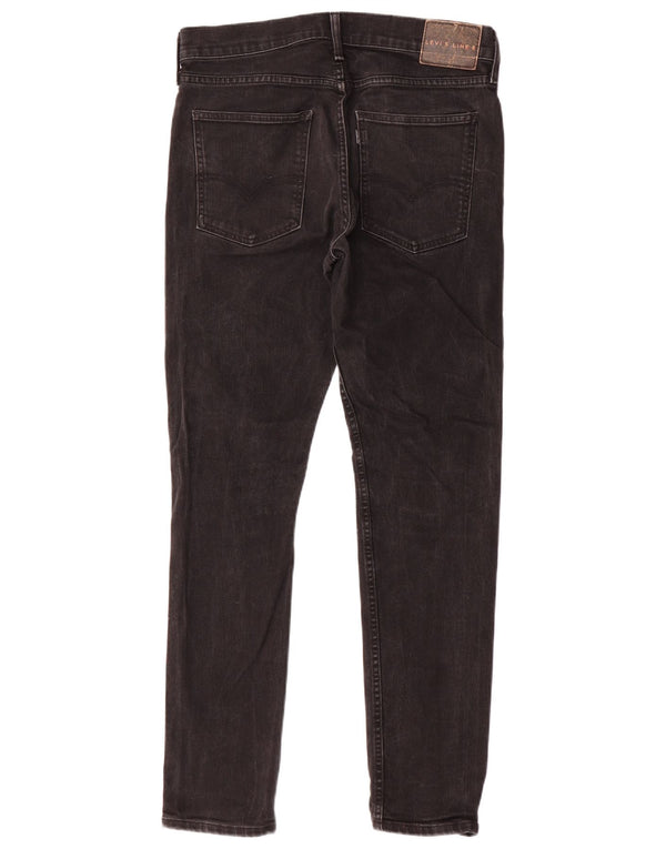 Levi's Uomo Linea 8 Jeans Skinny W32 L32 Cotone Nero