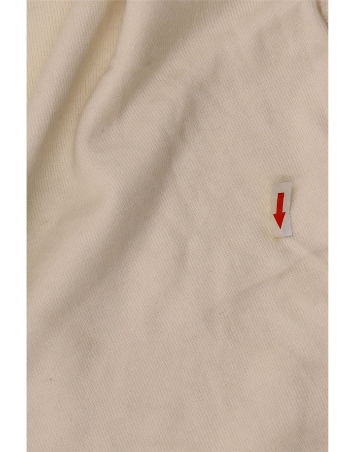 Top Zara da donna a maniche lunghe UK 16 grande cotone bianco