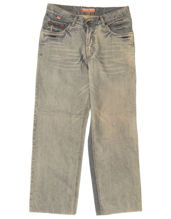 Jeans dritti da uomo Enrico Coveri IT 48 medio W34 L28 cotone blu