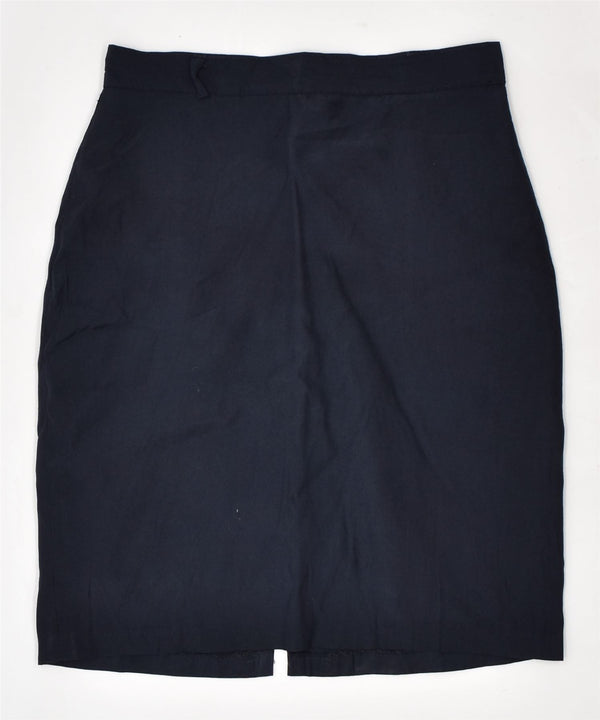 COCK FASHION Gonna a tubino a vita alta da donna IT 44 media W27 blu navy
