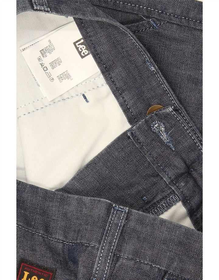Pantaloncini chino da uomo Lee W33 cotone blu navy medio