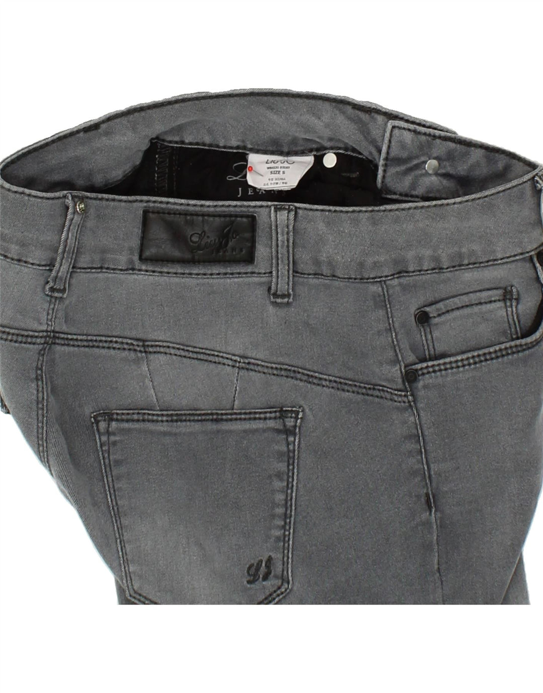 LIU JO Womens Skinny Jeans Small W26 L27 Grey Vintage Liu Jo and Second-Hand Liu Jo from Messina Hembry 