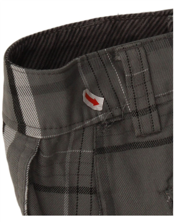 Pantaloncini chino da uomo O'Neill W36 grande poliestere scozzese grigio