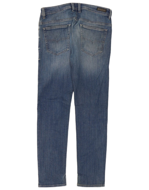 Jeans slim da uomo Diesel W32 L31 cotone blu