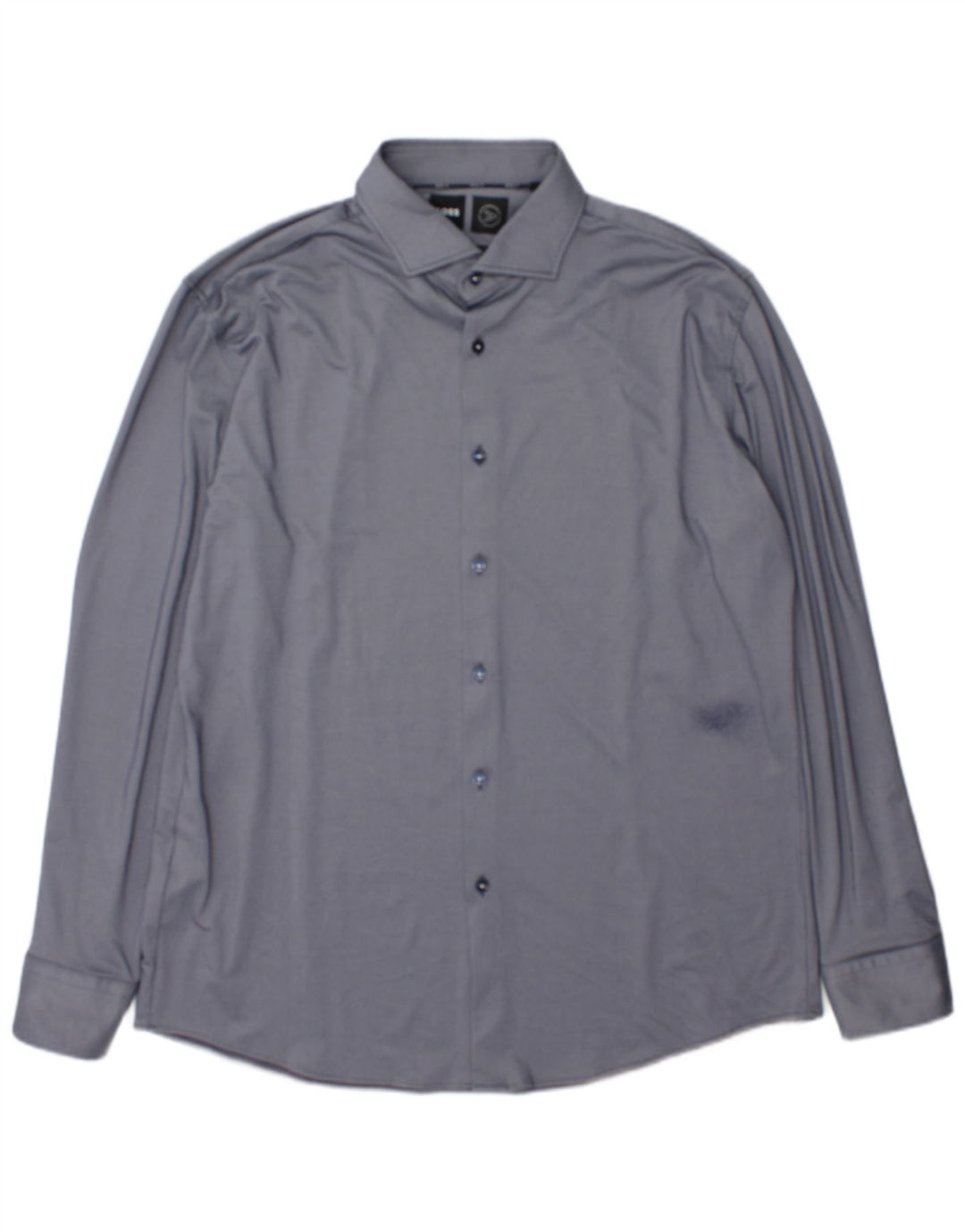 Camicia Hugo Boss Performance Slim Fit da uomo taglia 43 17 XL blu navy in poliammide