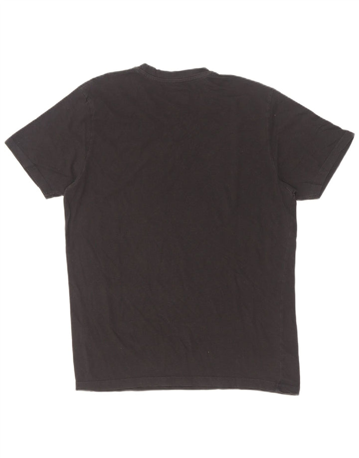 T-shirt grafica da uomo Kappa Top in cotone nero medio