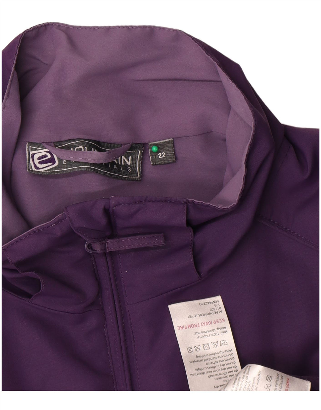 Giacca a vento da donna Mountain Essentials UK 22 3XL Poliestere viola