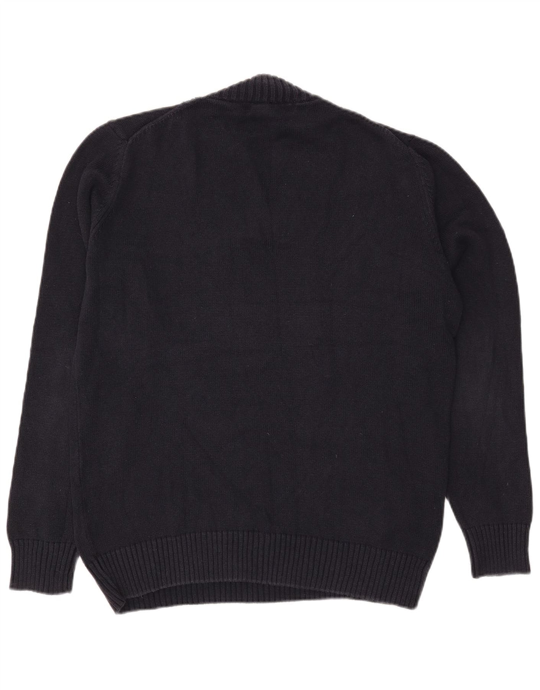 Maglione Zara da uomo con scollo a V grande blu navy