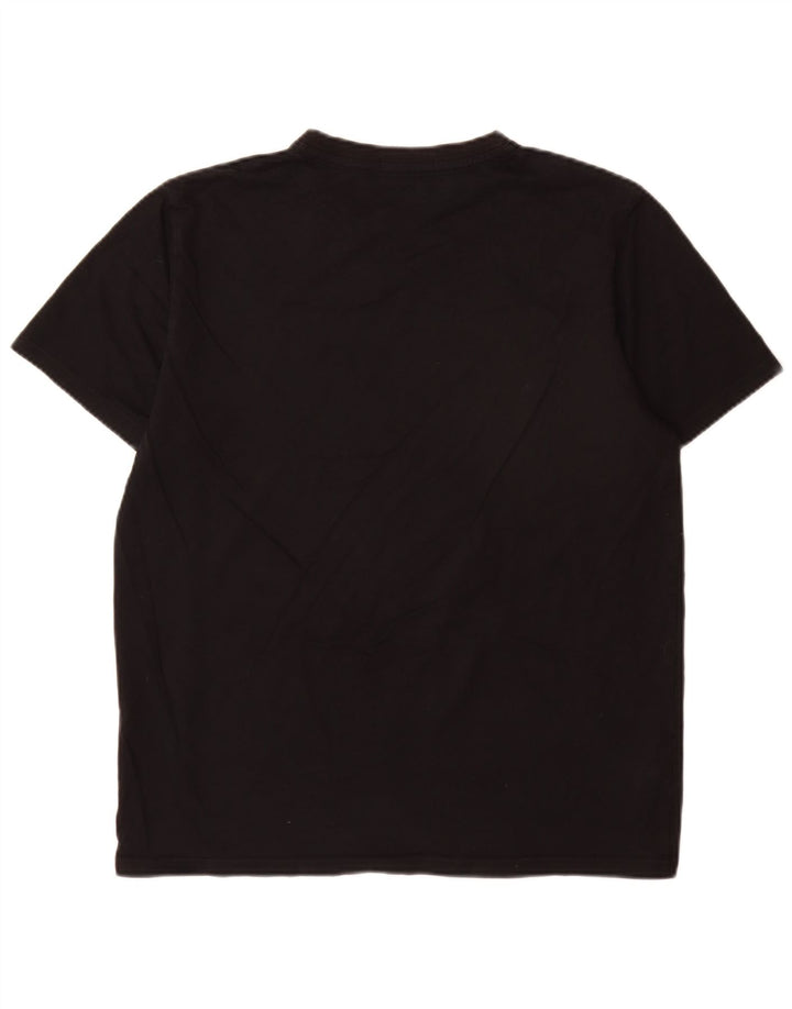 T-shirt da uomo Fred Perry Top grande in cotone nero