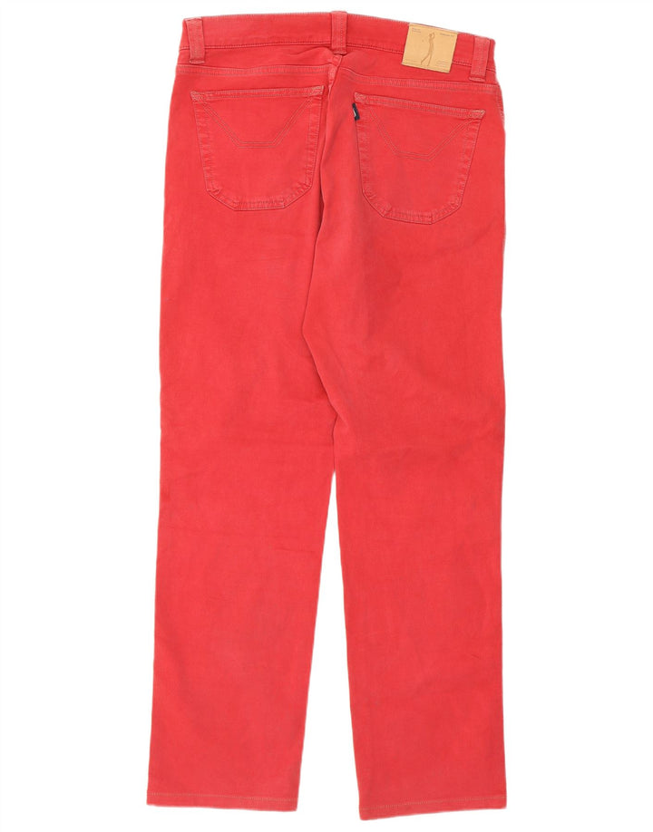 Jeans dritti da uomo Jeckerson W33 L30 cotone rosso