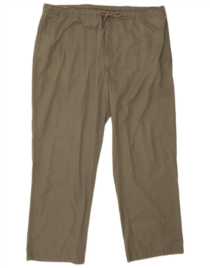 Pantaloni chino da uomo Classic Fit Farah W42 L29 poliestere kaki