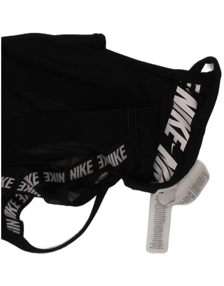 Reggiseno sportivo imbottito Nike da donna, top piccolo, in poliestere nero, sportivo