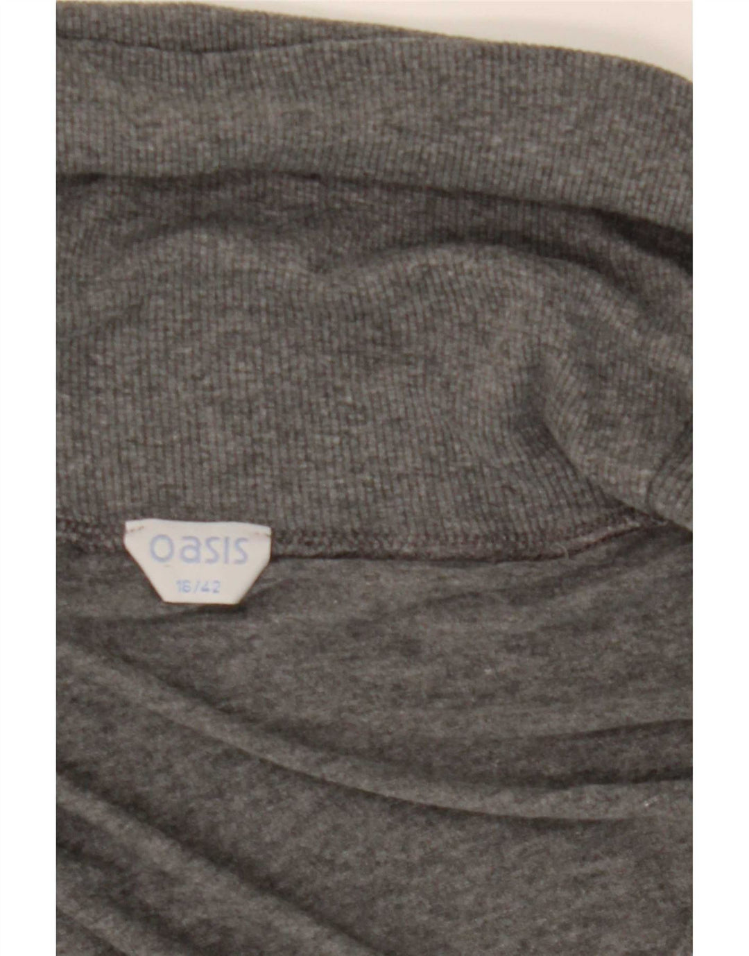 Top da donna a maniche lunghe Oasis UK 16 grande grigio