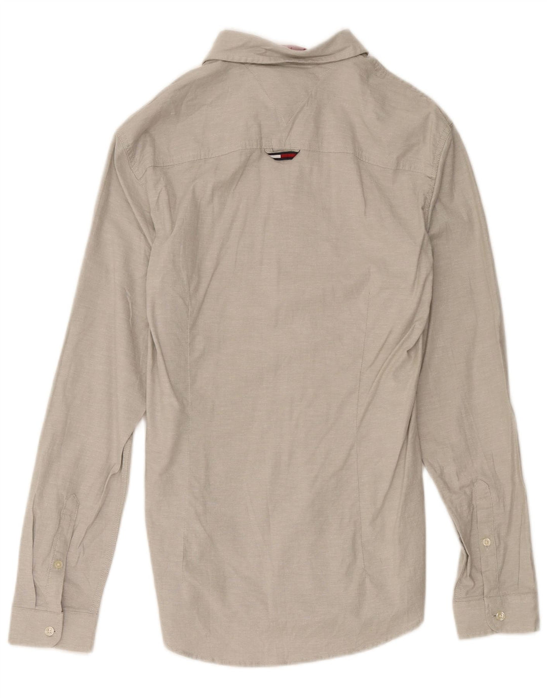 Camicia da uomo Tommy Hilfiger grande in cotone grigio
