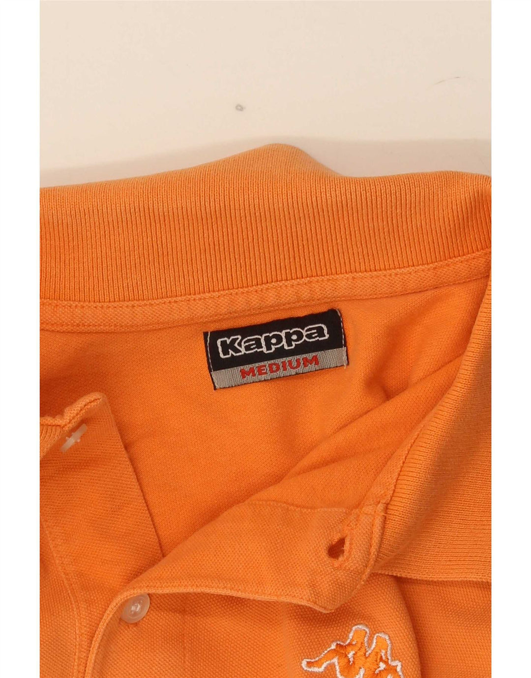 Polo Kappa Uomo Cotone Arancione Medio