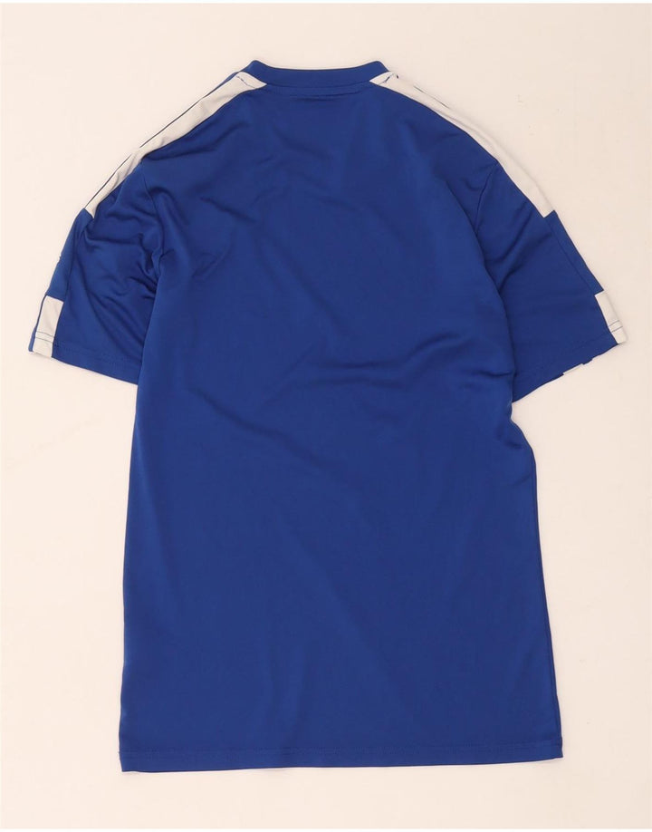 T-shirt Adidas Aeroready da uomo, piccola, in poliestere color block blu