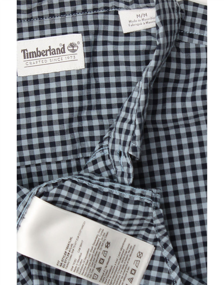 TIMBERLAND Camicia da uomo in cotone a quadretti blu navy medio