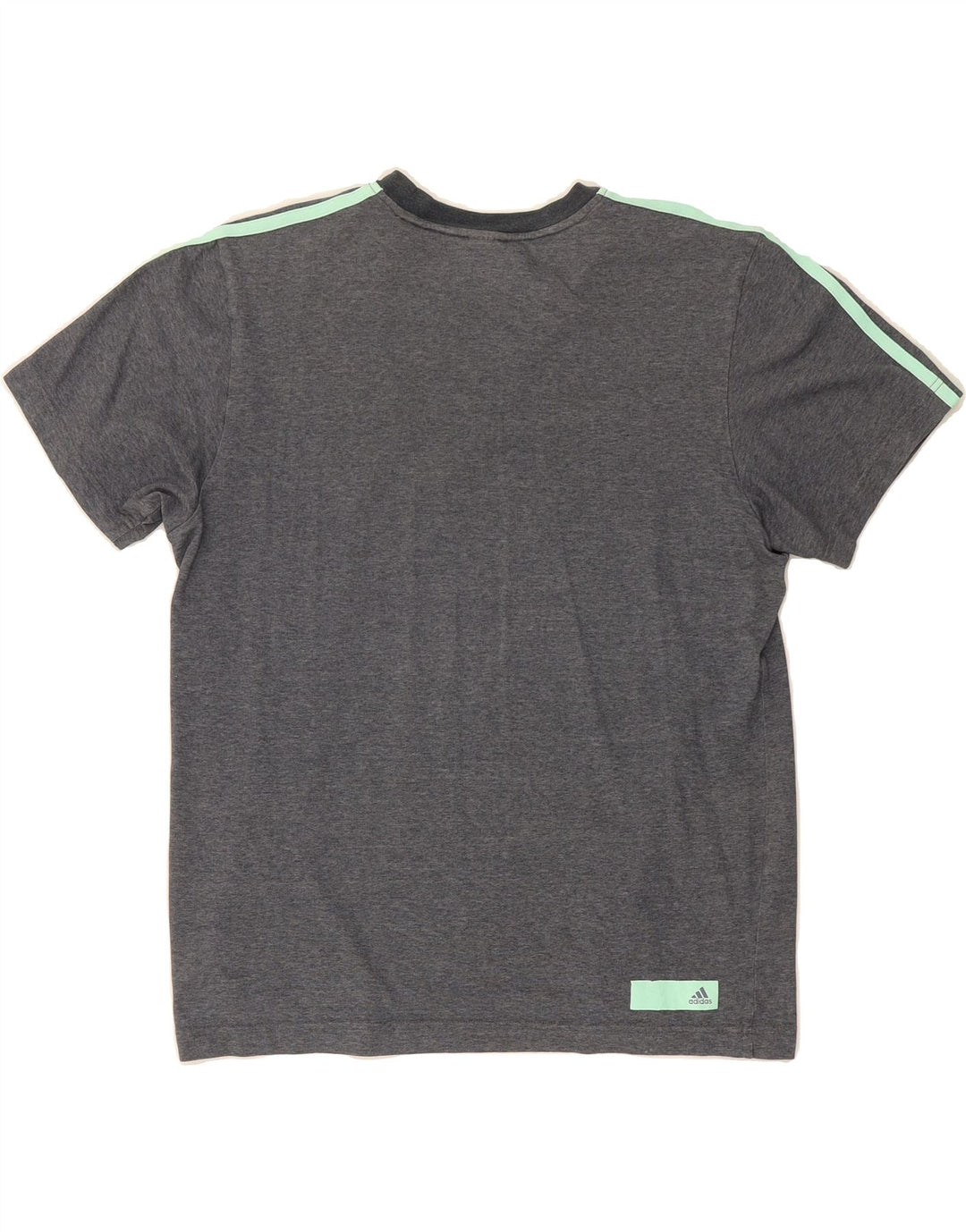 ADIDAS Boys Graphic T-Shirt Top 11-12 Years Grey Vintage Adidas and Second-Hand Adidas from Messina Hembry 