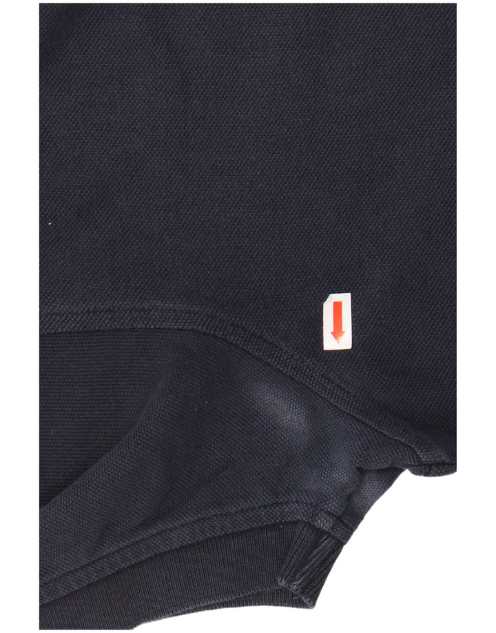 TOMMY HILFIGER Polo da uomo piccola in cotone blu navy