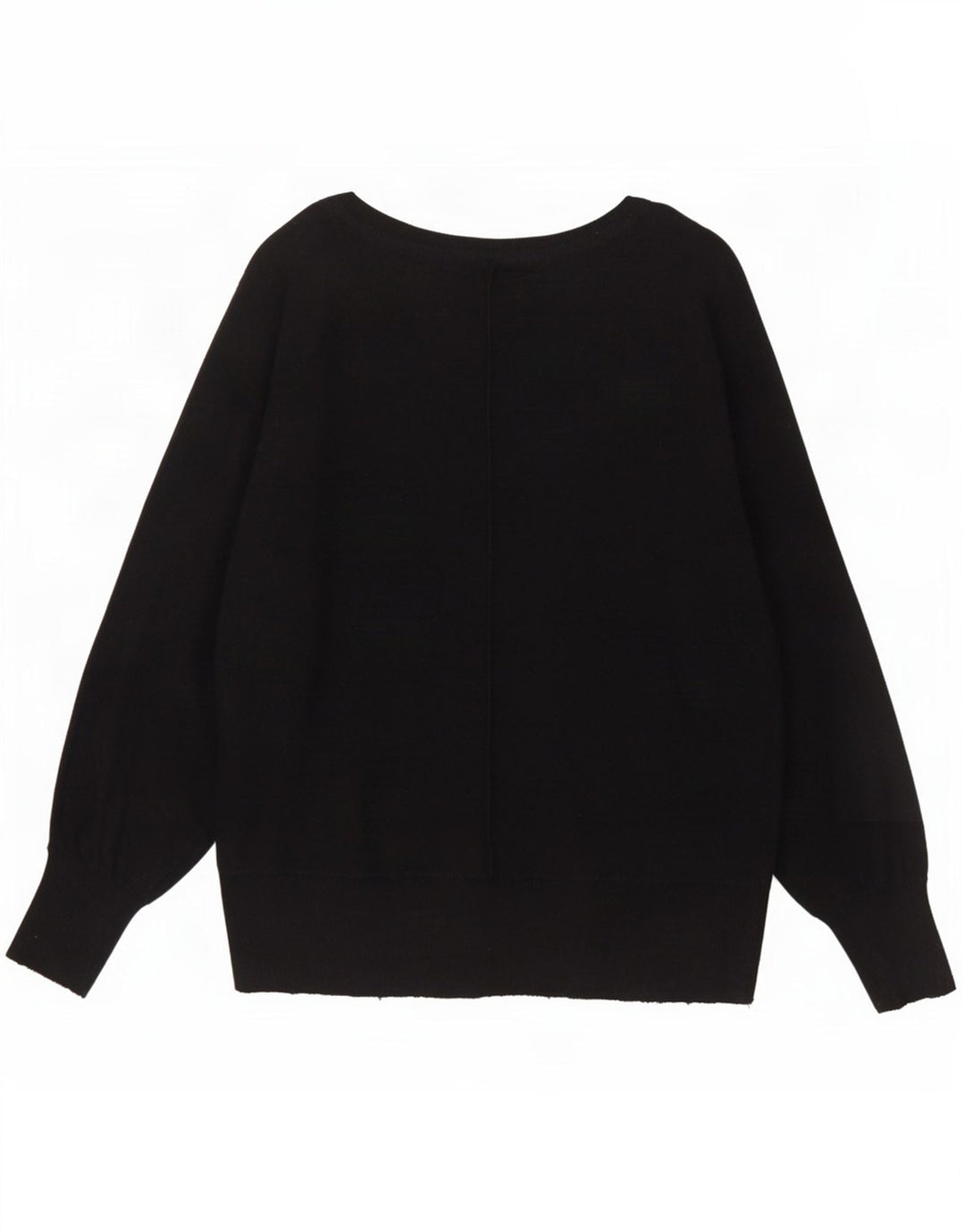 Maglione maglione oversize da donna con scollo a barca MINT VELVET UK 14 Medio Nero