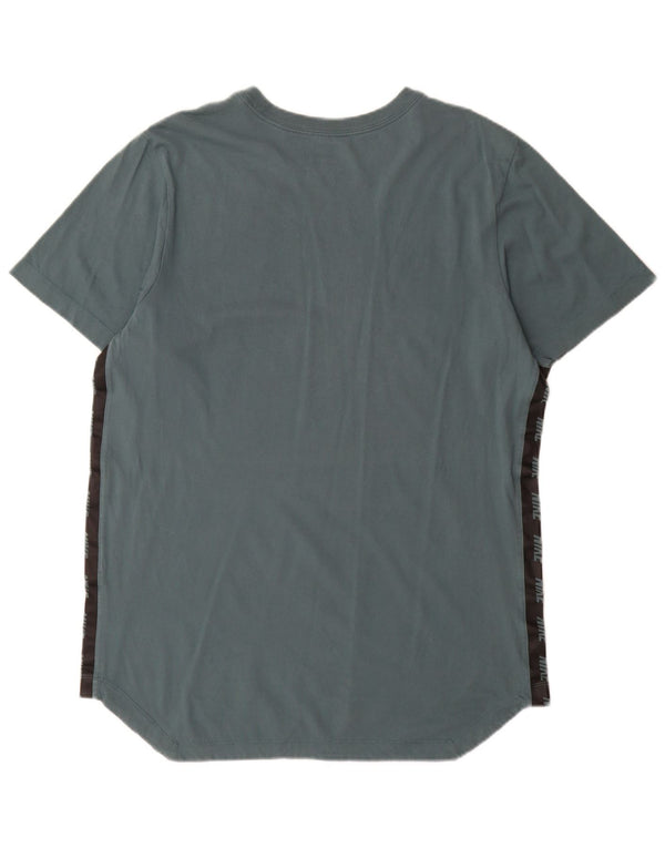 T-shirt grafica da uomo Nike Top Large grigio color block