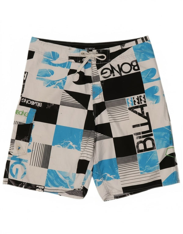 Pantaloncini da bagno grafici da uomo Billabong grandi geometrici multicolori