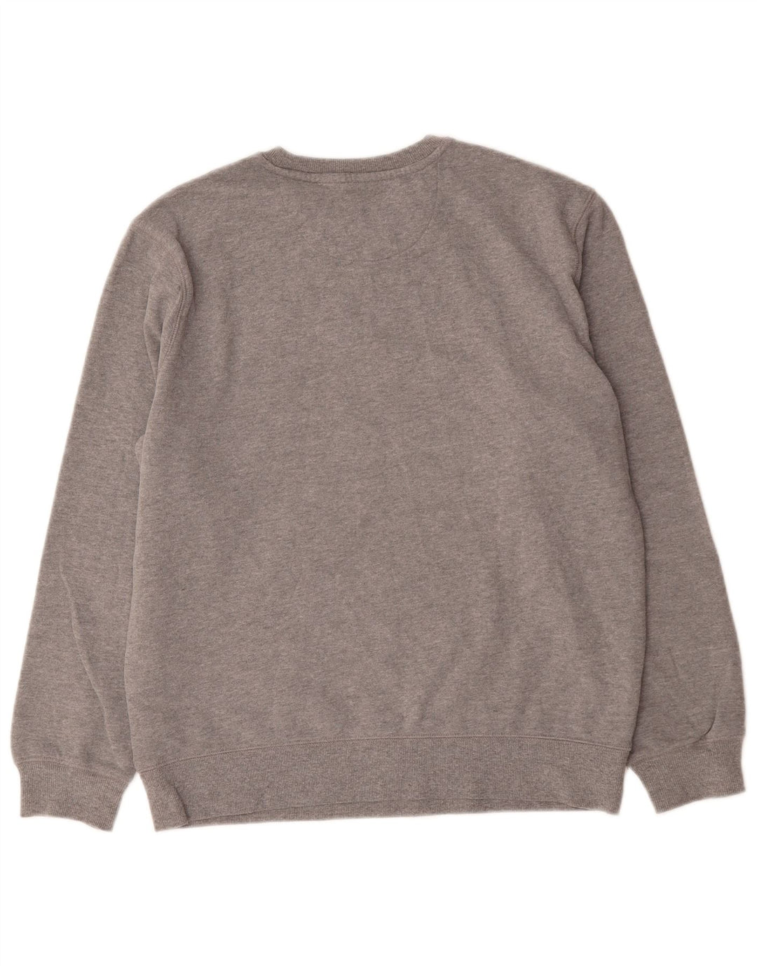 Felpa grafica da uomo Dkny, maglione in cotone chiazzato grigio medio