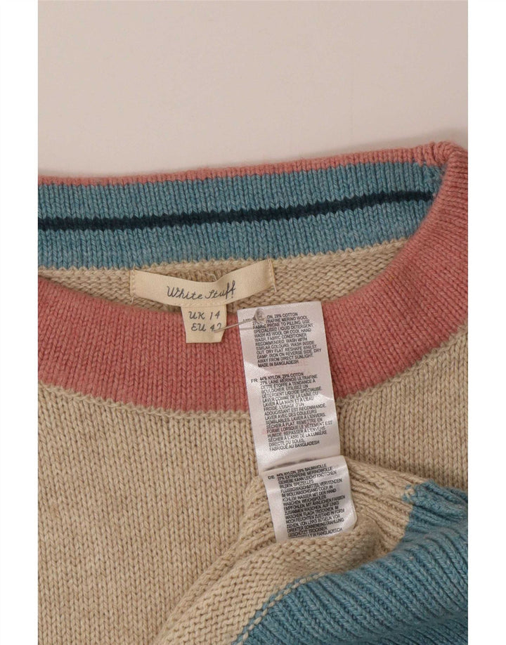 Canotta da donna White Stuff UK 14 Nylon color block beige medio