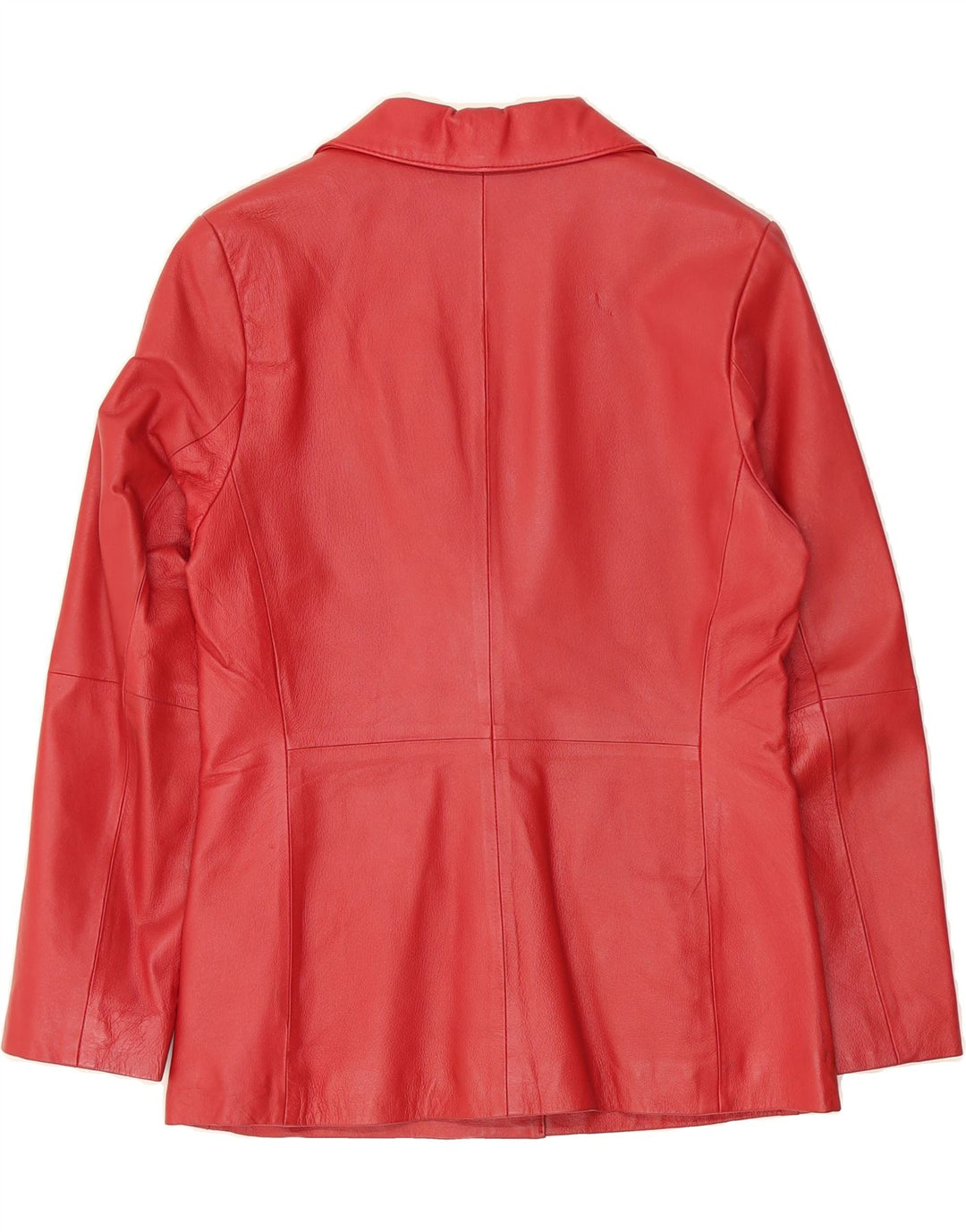 VINTAGE Womens Leather Jacket UK 10 Small Red Leather Vintage Vintage and Second-Hand Vintage from Messina Hembry 