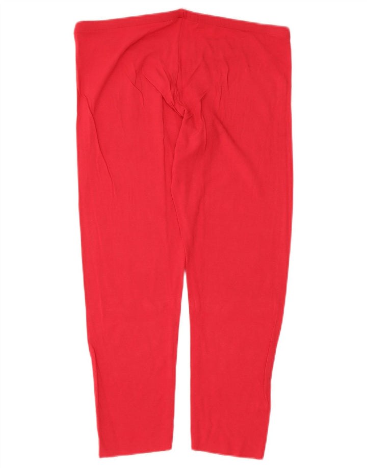Patrizia Pepe Leggings Capri da donna UK 12 Viscosa rosa medio