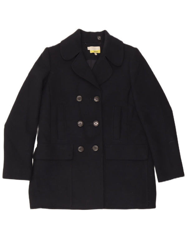 Cappotto da marinaio da donna Hobbs UK 12 medio poliestere blu navy